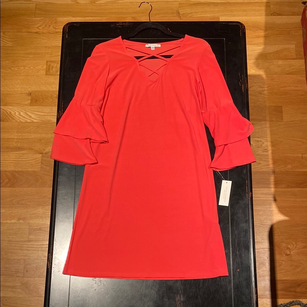 Tash + Sophie Coral Dress Sz Small